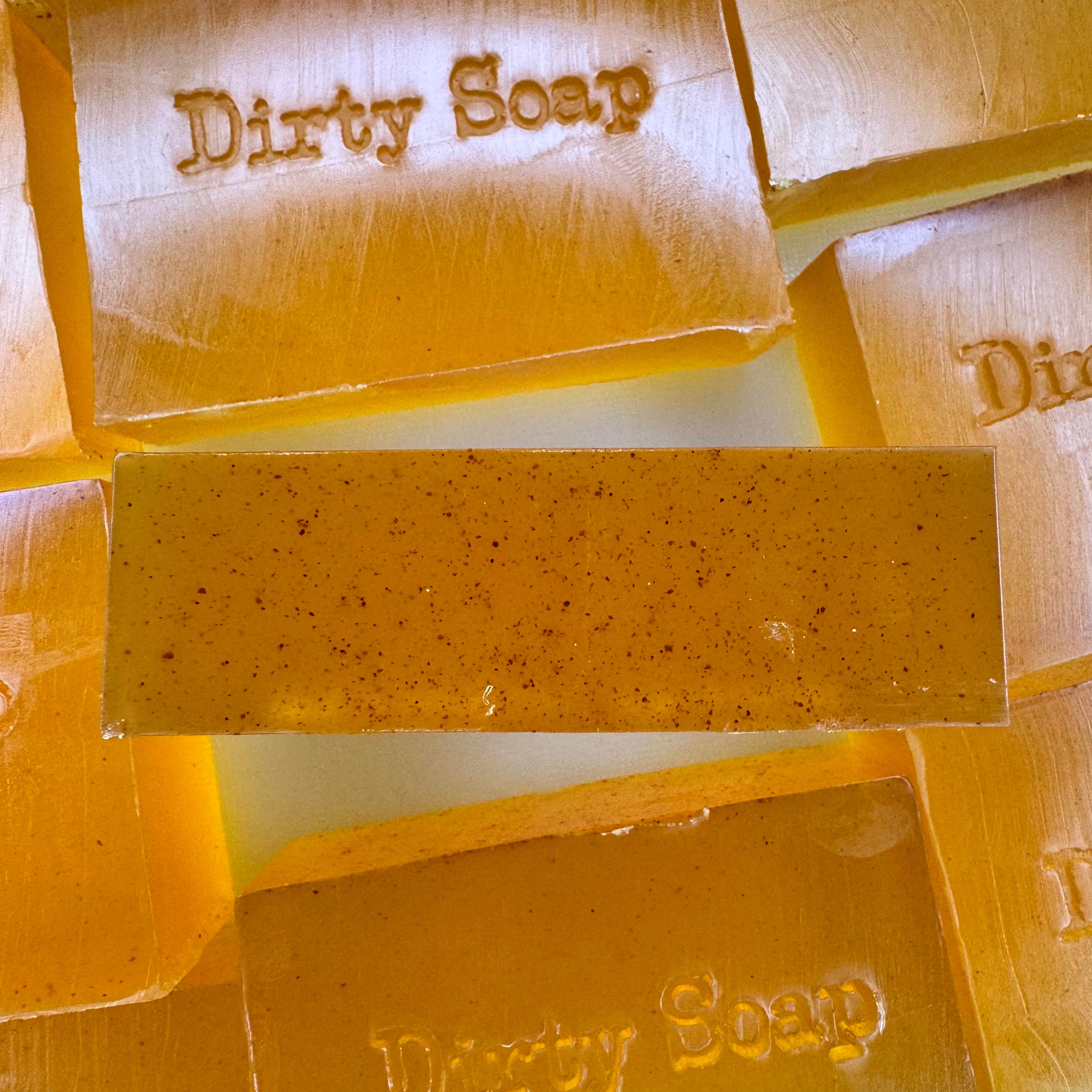 Dirty Glow Turmeric Soap bar, Honey, Jojoba & Aloe